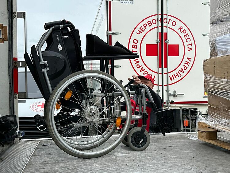 Übergabe Spenden Hilfstransport Frühjahr 2025 Lviv